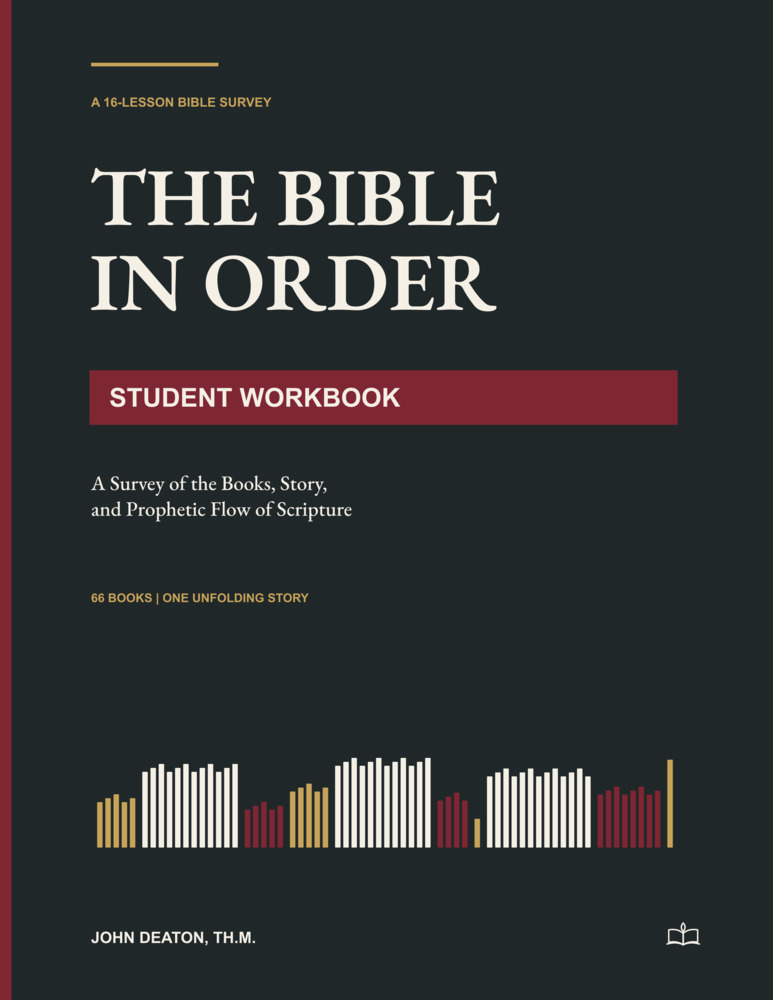 The Bible in Order: Student Workbook front cover